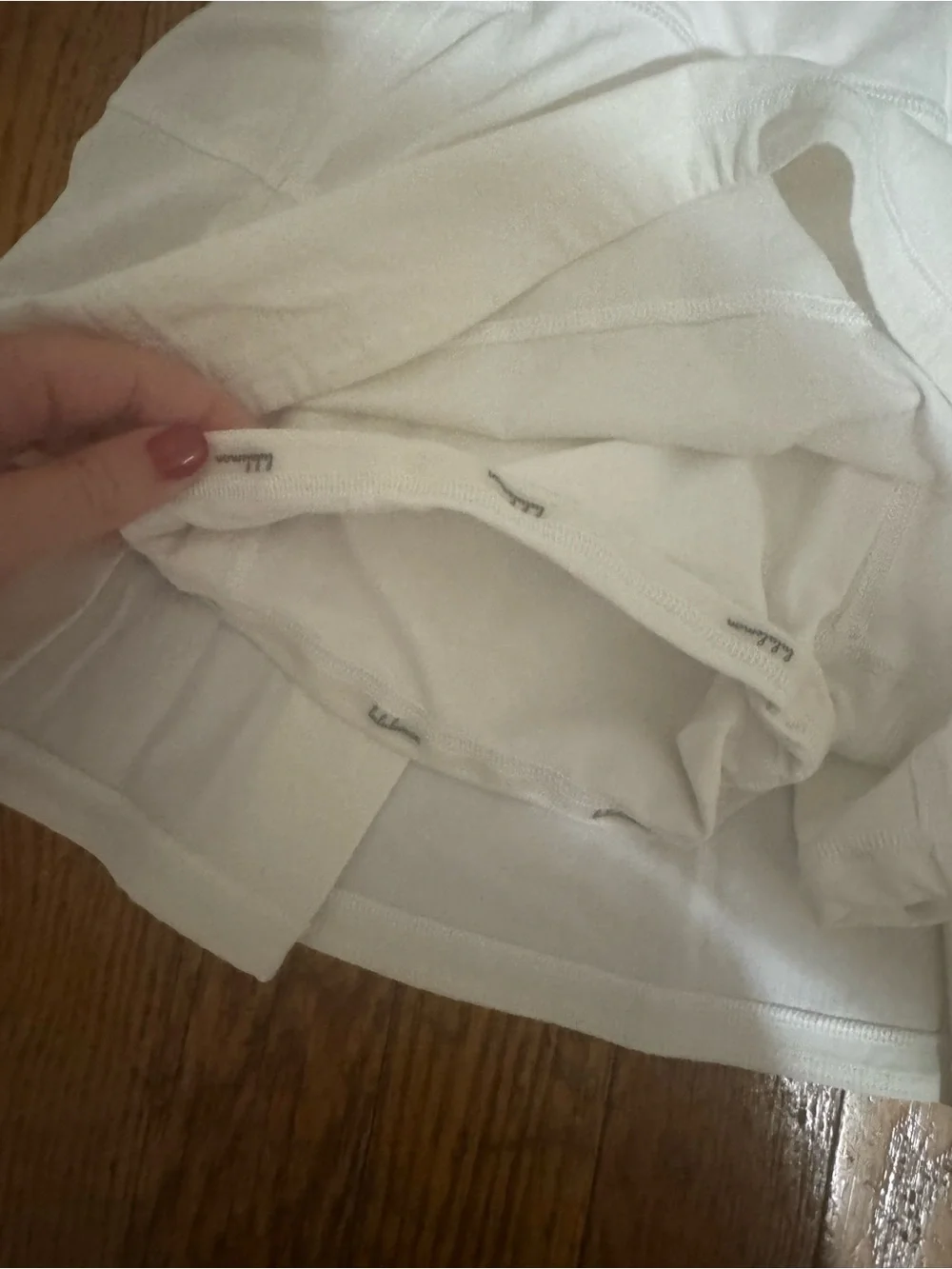 lululemon athletica White Athletic Skort